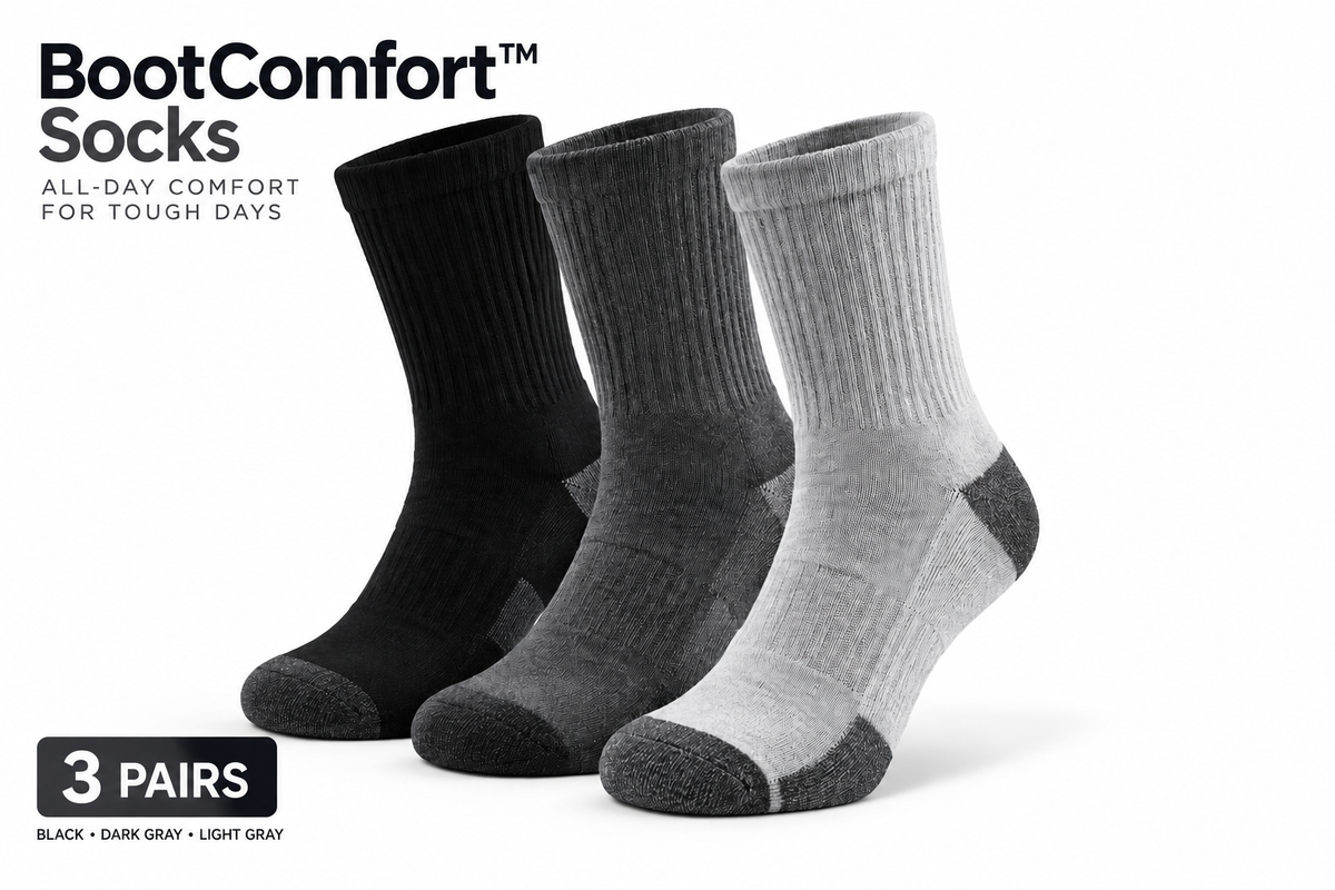 WorkBoot Comfort Socks - 60% OFF