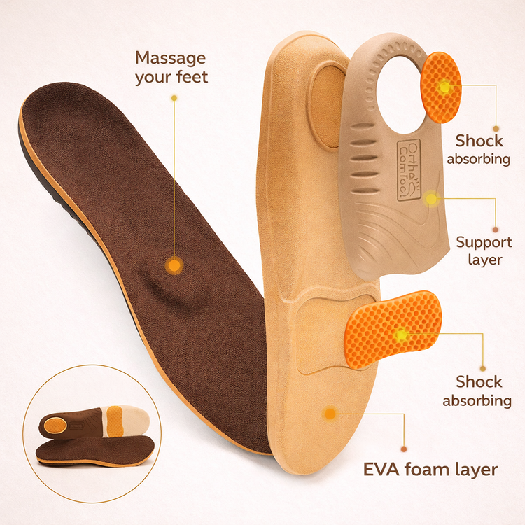 Supportive outsole designed for balanced comfort